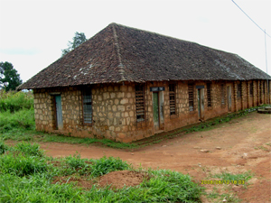 ndop cameroon 1960s constructed village building house